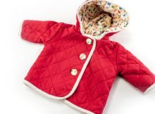 Quilted baby jacket sewing pattern