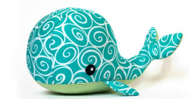Plush Whale Toy Sewing Pattern Sew