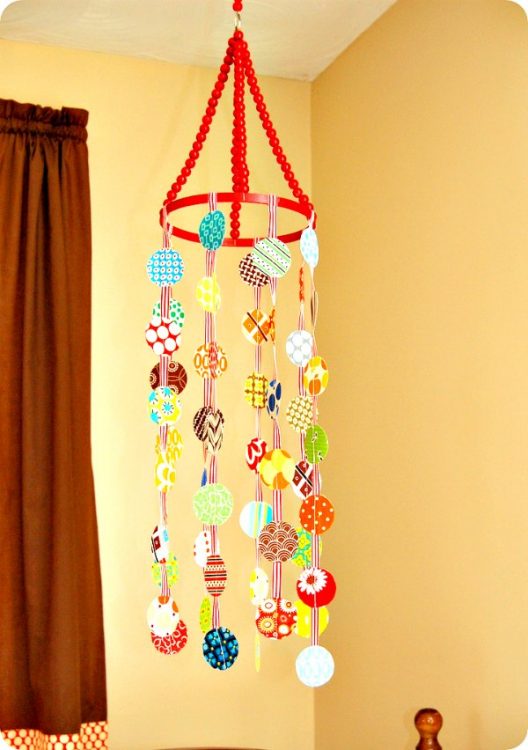 Polka Dot Crib Mobile Tutorial - Sew Modern Kids