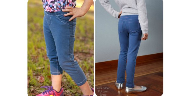 jeggings sewing pattern for girls pants