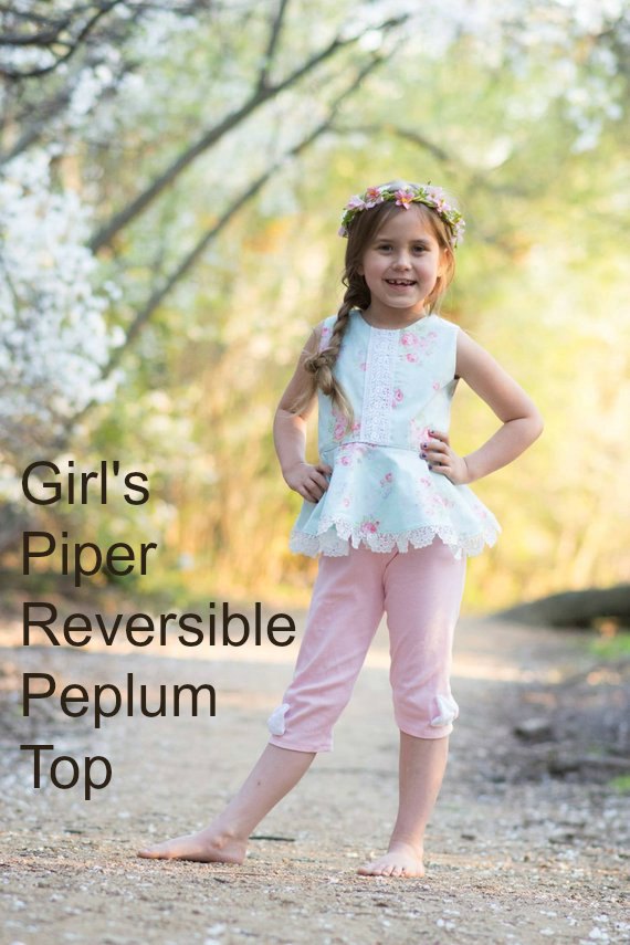 Girls peplum store