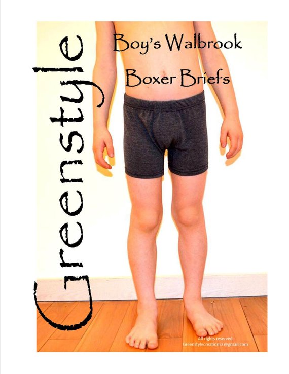 If you want to make your little guy a pair of Boxer Briefs then we have a great pattern for you. These Boxer Briefs have all the style, fit, and comfort of the men's version. The pattern comes in sizes from 2T up to 14.