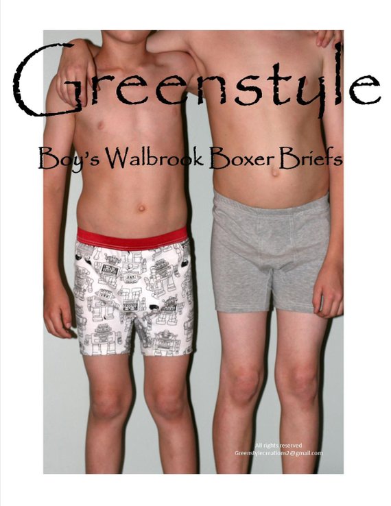 If you want to make your little guy a pair of Boxer Briefs then we have a great pattern for you. These Boxer Briefs have all the style, fit, and comfort of the men's version. The pattern comes in sizes from 2T up to 14.