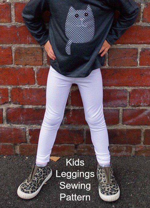 Every kid needs at least one pair of leggings and that's what we have brought you today from Sew Modern Kids. Here's a sewing pattern for some kids leggings in sizes 1-7. This legging pattern is easy and quick for the sewer while the leggings themselves are easy and comfy to wear. The leggings come with an elastic waist but without a side seam.