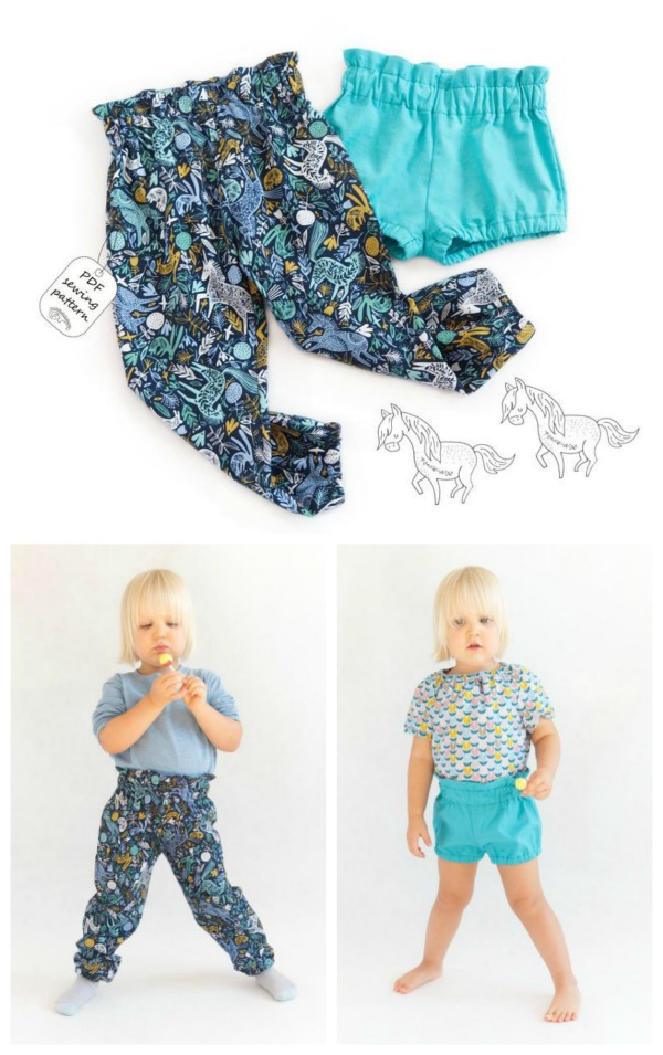 Kids high hot sale waisted pants