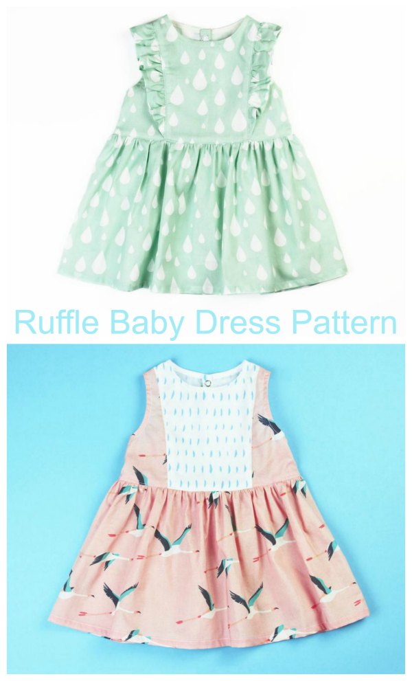 ruffle baby frock