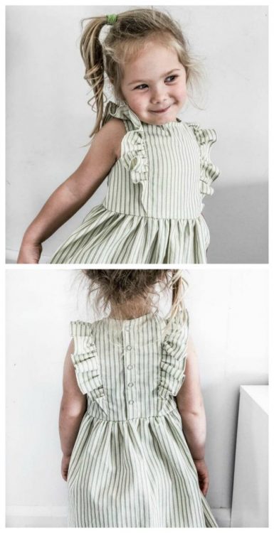 Ruffle Baby Dress sewing pattern - Sew Modern Kids