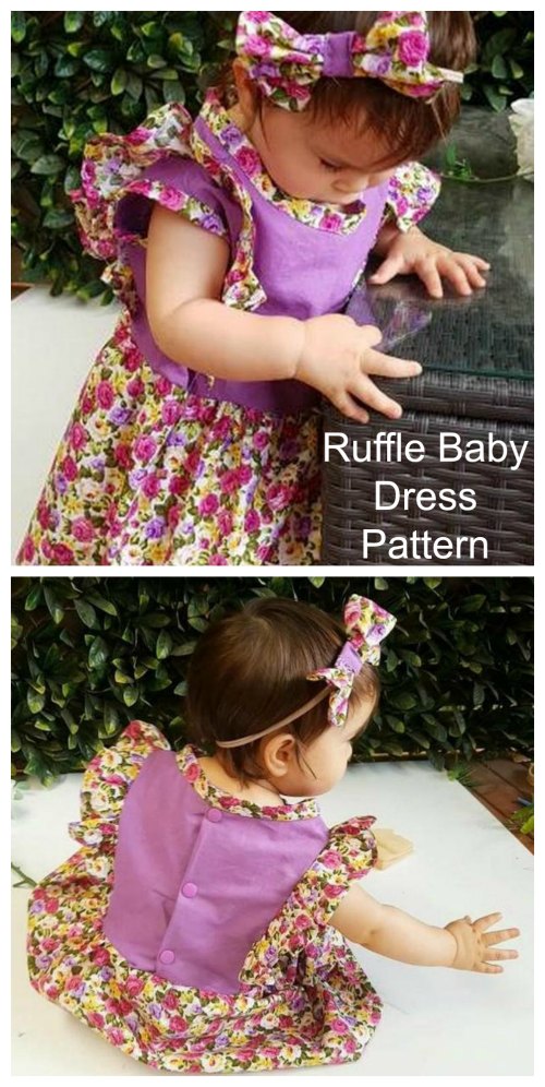 Ruffle Baby Dress sewing pattern