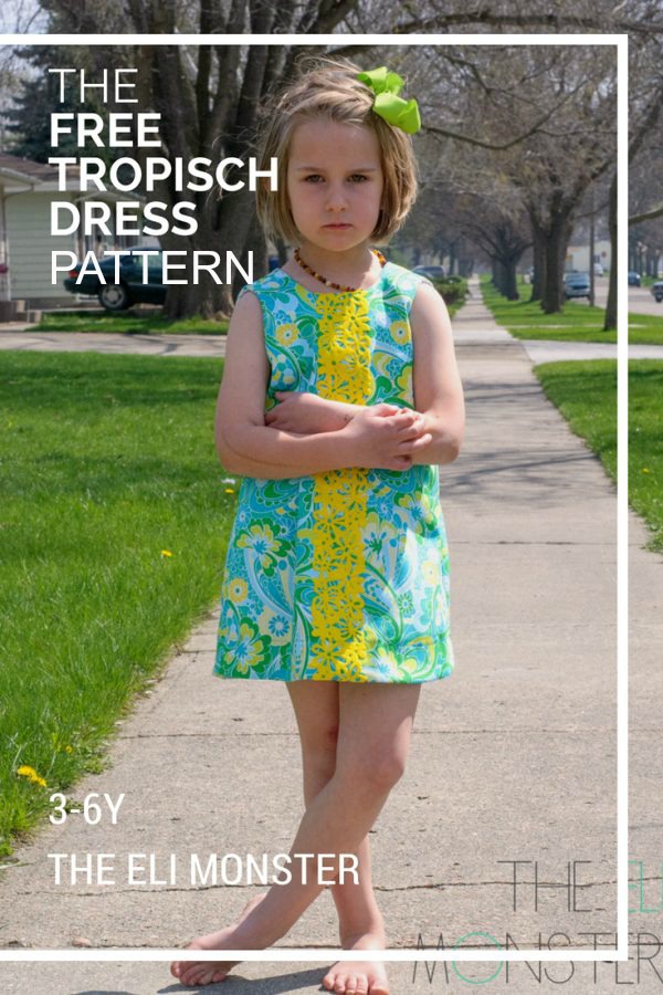 The Tropisch Dress FREE sewing pattern (sizes 3-6)