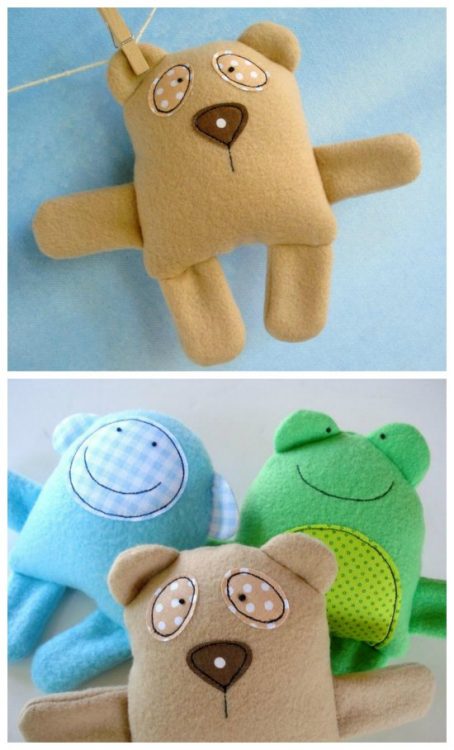 Baby Animal Softies sewing pattern - Sew Modern Kids