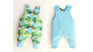Reversible Baby Romper sewing pattern - Newborn To 6 Years