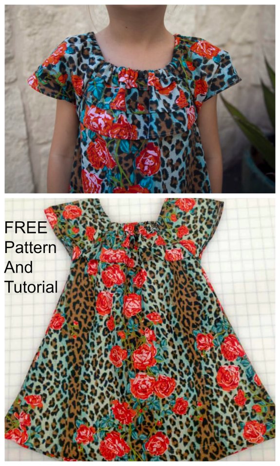 House Dress Tutorial and FREE sewing pattern Sew Modern Kids