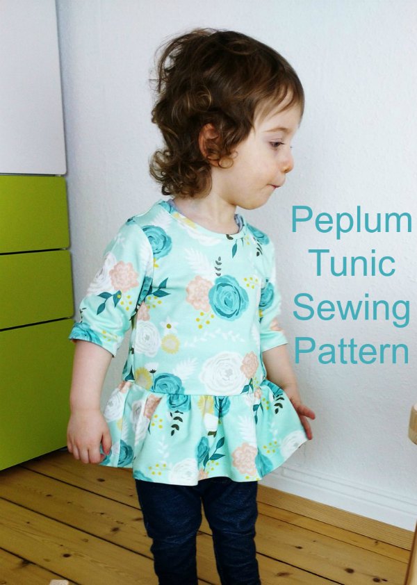 Peplum Tunic Sewing Pattern (3 months to 7 years)