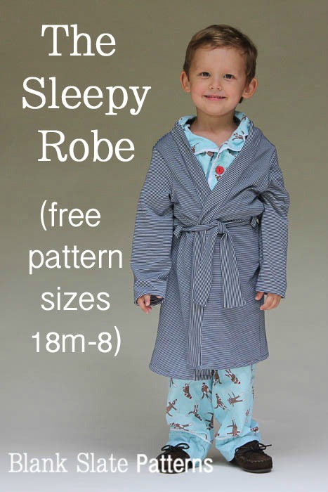 The Sleepy Robe FREE sewing pattern (18 mths to 8 yrs) - Sew Modern Kids