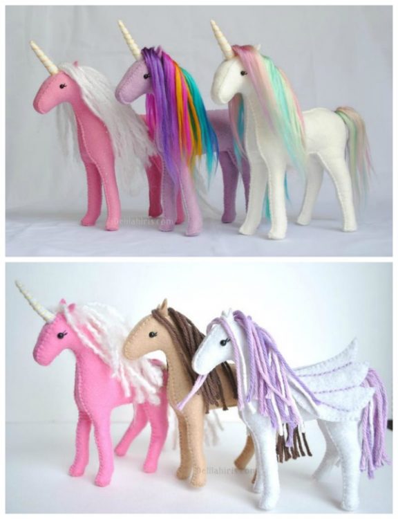 Stuffed Unicorn sewing pattern Sew Modern Kids