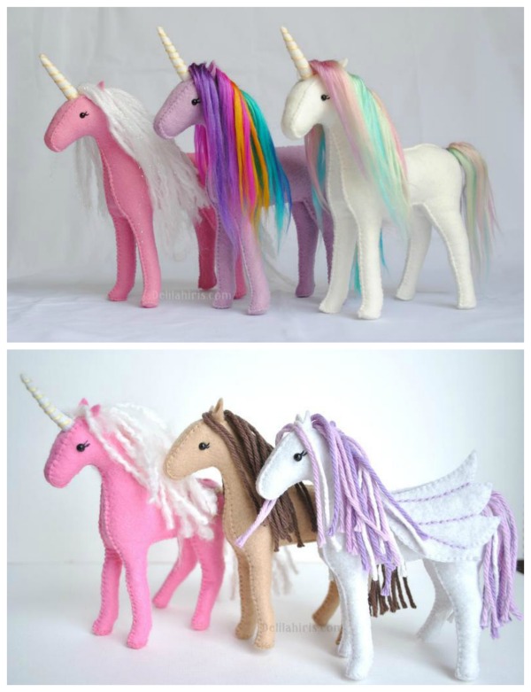 free printable unicorn sewing patterns