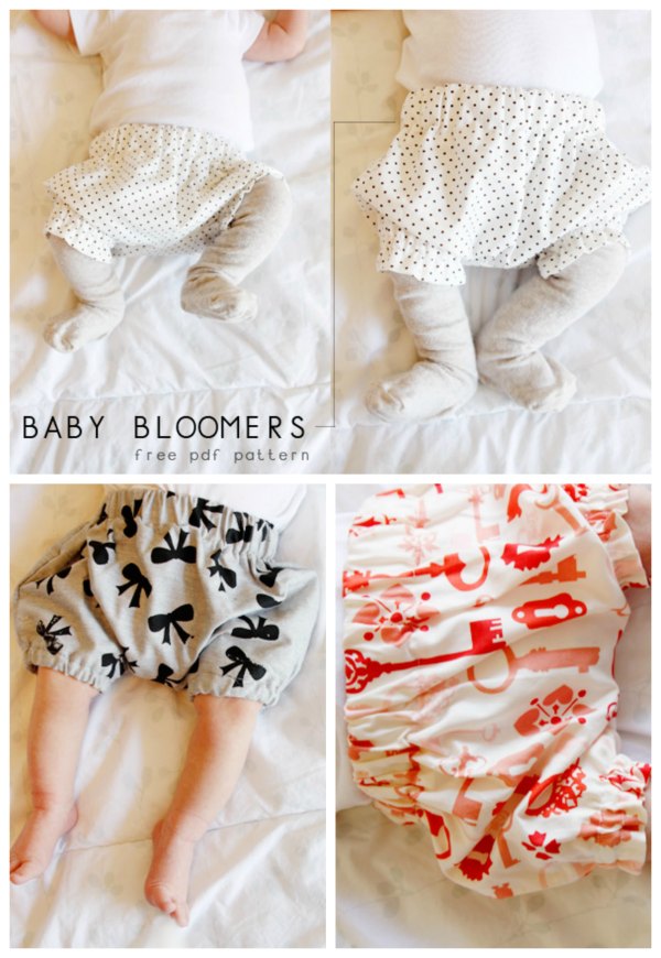 Baby Bloomers - FREE sewing pattern