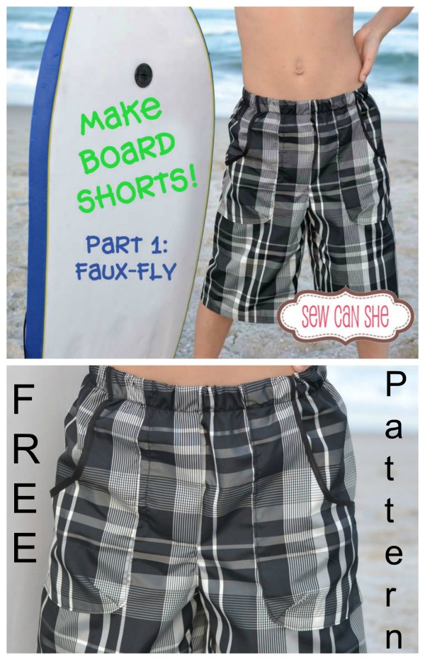 Board Shorts - FREE sewing pattern