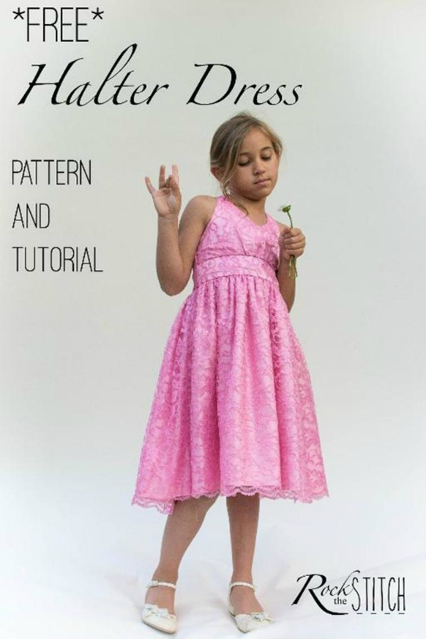 girls halter dress