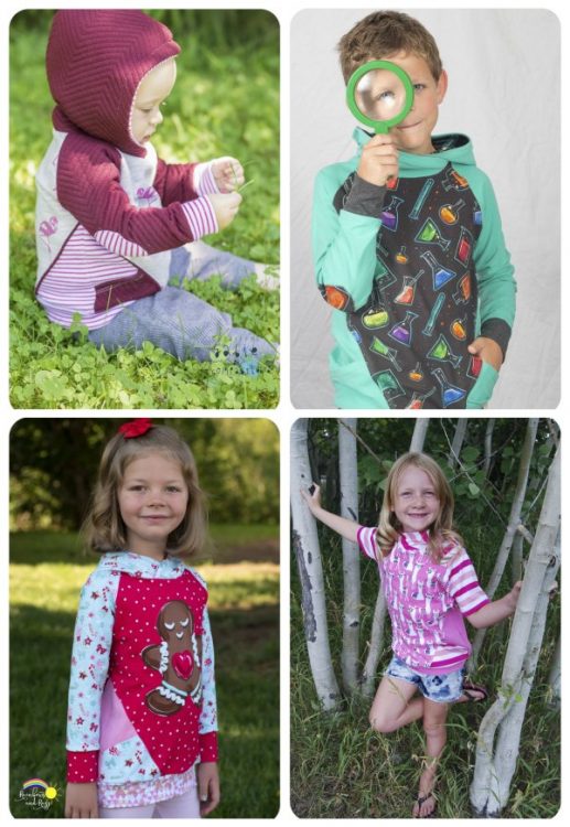 Hideout Hoodie Pattern - 3 months to 12 years - Sew Modern Kids