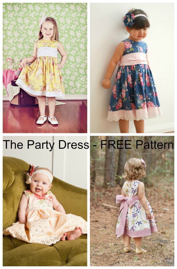 The Party Dress FREE sewing pattern