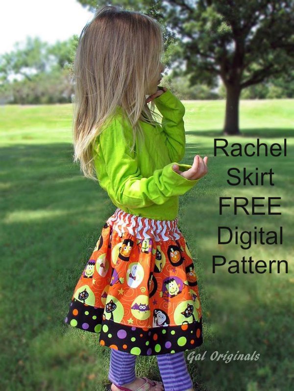 Rachel Skirt FREE sewing pattern - sizes 6 months to 14yrs