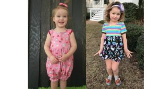 Whimsy Bubble Romper & Dress Pattern 0-4yrs