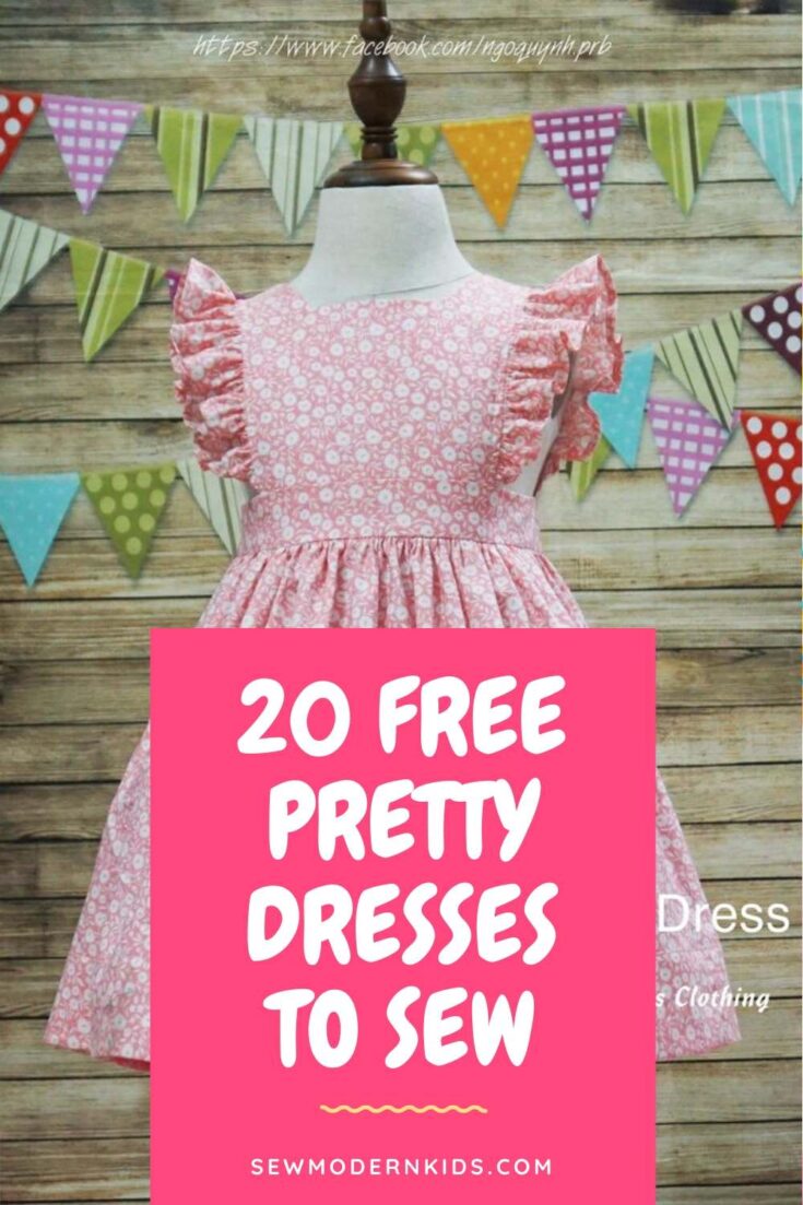 Free girls dress sewing patterns. More than 20 FREE sewing patterns for the prettiest girls dresses to sew. Free dress patterns for babies, toddlers, girls and teens.