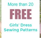 more than 20 free girls dress sewing patterns featured image