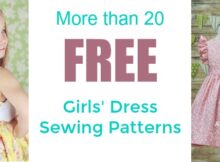 more than 20 free girls dress sewing patterns featured image
