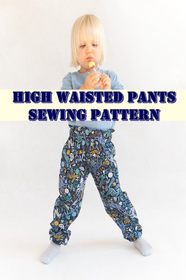 A No Elastic Waistband Pant With Cuffs pattern (Preemie to 12 Years) - Sew  Modern Kids