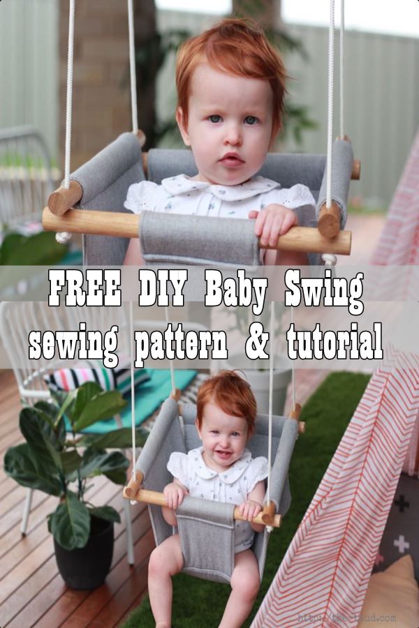 FREE DIY Baby Swing sewing pattern and tutorial