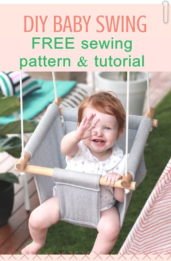 FREE DIY Baby Swing pattern and tutorial - Sew Modern Kids