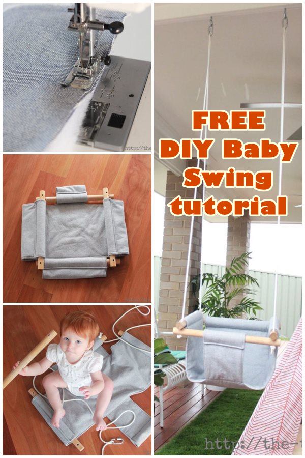 FREE DIY Baby Swing sewing pattern and tutorial