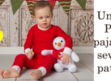 Unisex PJ's pajamas sewing pattern