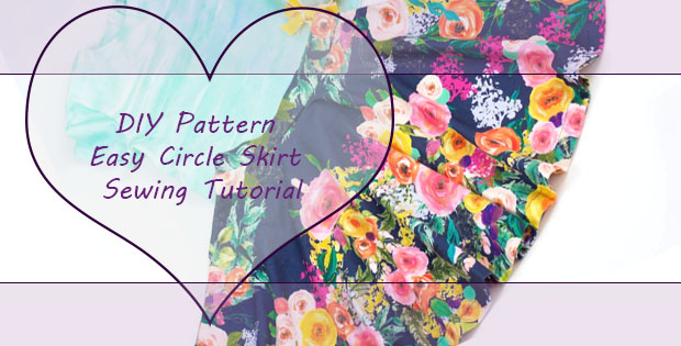 easy circle skirt sewing tutorial