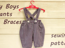 Baby Boys Pants With Braces pattern