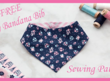 Free Bandana Bib Sewing Pattern