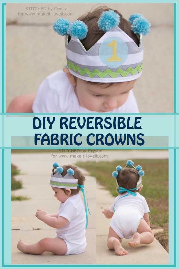 reversible fabric crown