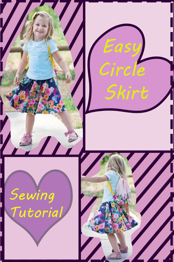 How to Sew a Paneled Circle Skirt | Tutorial For Girls and Dolls Too