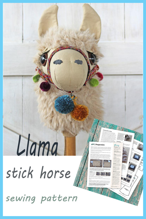 Stick Horse, Plush Handcrafted Hobby Horse for Toddlers & Preschoolers