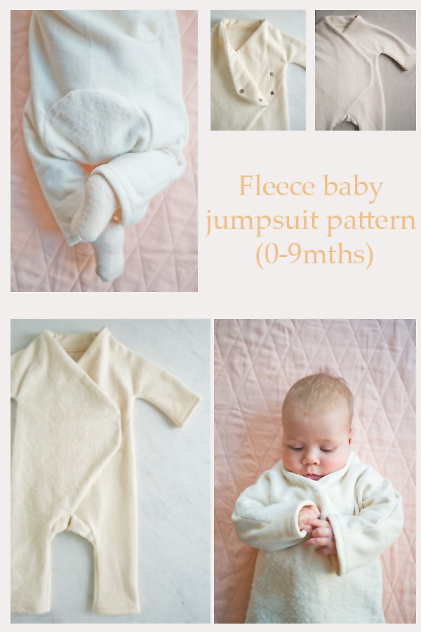 FREE Fleece baby jumpsuit pattern (0-9mths) - Sew Modern Kids