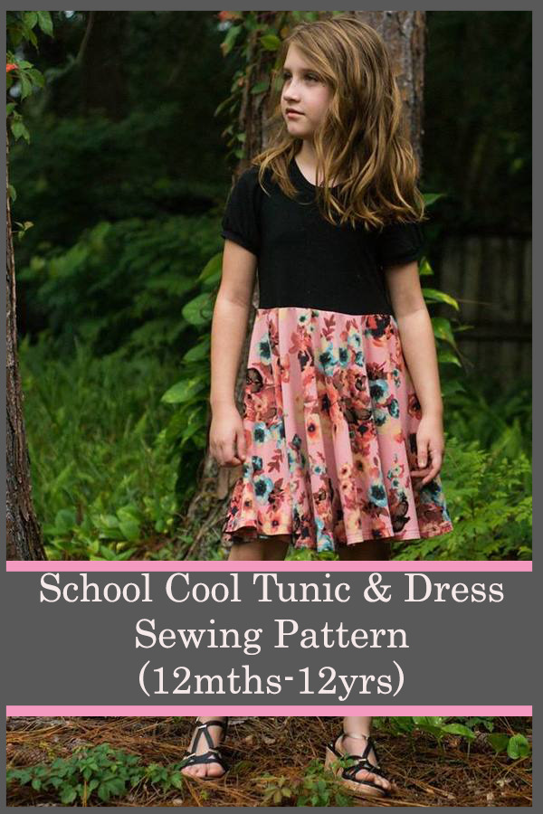 School Cool Tunic & Dress Pattern (12mths-12yrs)