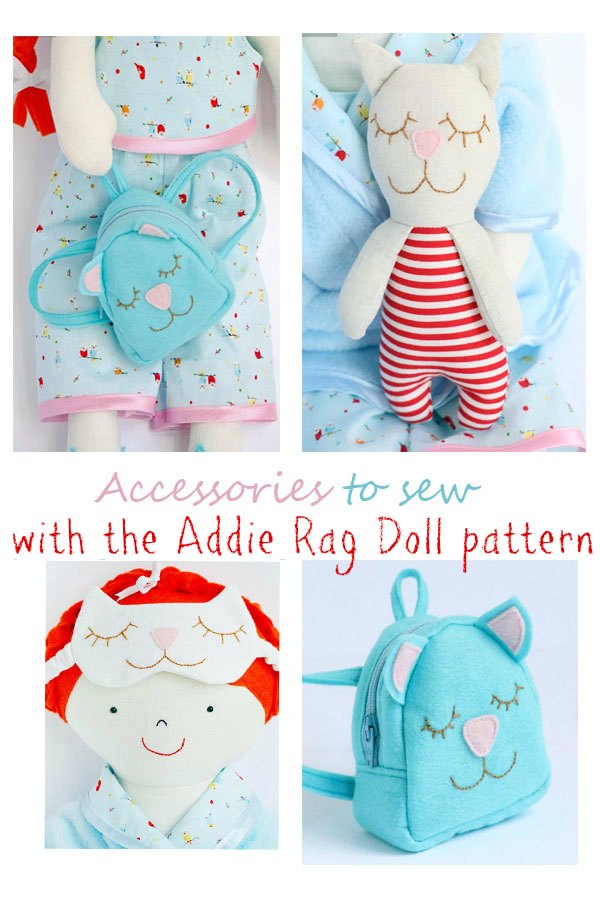 Addie The Rag Doll Sewing Pattern