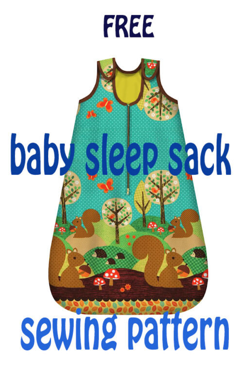 FREE Baby Sleep Sack sewing pattern Sew Modern Kids