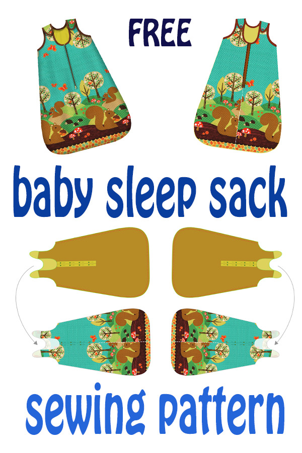FREE baby sleep sack sewing pattern
