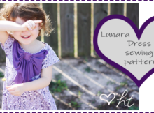 Lunara Bow Dress sewing pattern