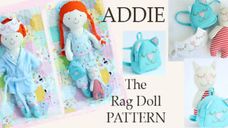 Addie The Rag Doll Sewing Pattern