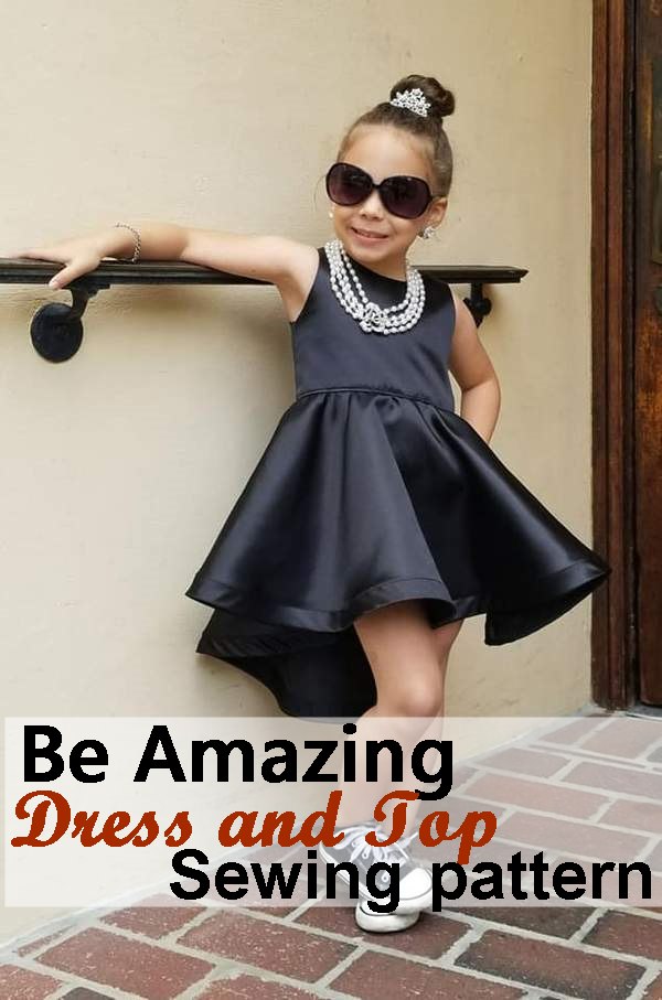 Be Amazing dress and top sewing pattern