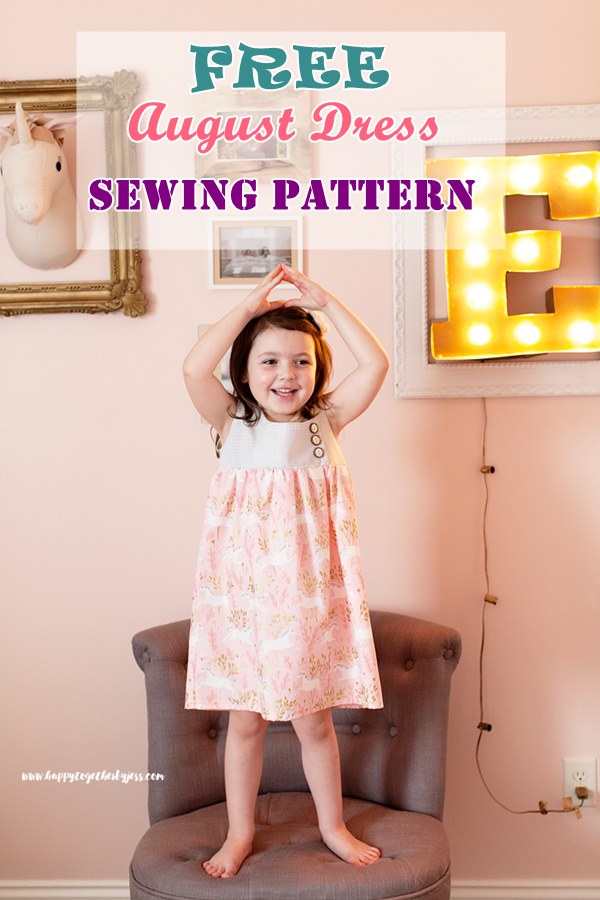 Free August Dress sewing pattern